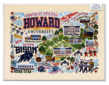 Load image into Gallery viewer, Howard University Collegiate Fine Art Print Art Print catstudio