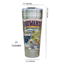 Load image into Gallery viewer, Howard University Collegiate Thermal Tumbler Thermal Tumbler catstudio