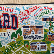 Load image into Gallery viewer, Howard University Collegiate Zip Pouch Pouch catstudio