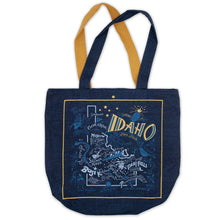 Load image into Gallery viewer, Idaho Denim Tote Bag Denim Tote Bag catstudio