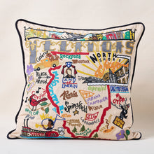 Load image into Gallery viewer, Illinois Hand-Embroidered Pillow Pillow catstudio