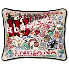 Load image into Gallery viewer, Indiana University Collegiate Embroidered Pillow Pillow catstudio