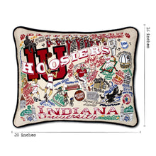 Load image into Gallery viewer, Indiana University Collegiate Embroidered Pillow Pillow catstudio