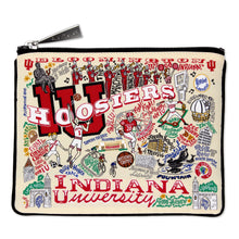 Load image into Gallery viewer, Indiana University Collegiate Zip Pouch Pouch catstudio