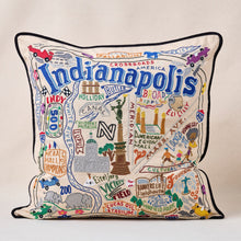 Load image into Gallery viewer, Indianapolis Hand-Embroidered Pillow Pillow catstudio