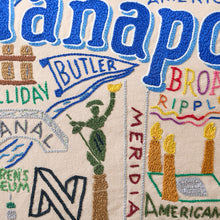 Load image into Gallery viewer, Indianapolis Hand-Embroidered Pillow Pillow catstudio