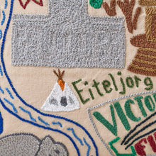 Load image into Gallery viewer, Indianapolis Hand-Embroidered Pillow Pillow catstudio