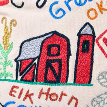 Load image into Gallery viewer, Iowa Hand-Embroidered Pillow Pillow catstudio