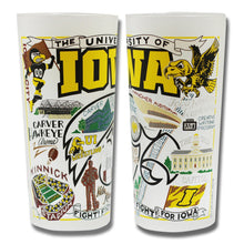 Load image into Gallery viewer, Iowa, University of Collegiate Drinking Glass Glass catstudio