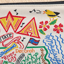 Load image into Gallery viewer, Iowa Zip Pouch - Natural Pouch catstudio
