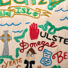 Load image into Gallery viewer, Ireland Hand-Embroidered Pillow Pillow catstudio