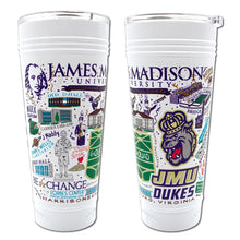 Load image into Gallery viewer, James Madison University Collegiate Thermal Tumbler in White - Limited Edition! Thermal Tumbler catstudio