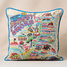 Load image into Gallery viewer, Jersey Shore Embroidered Pillow Pillow catstudio