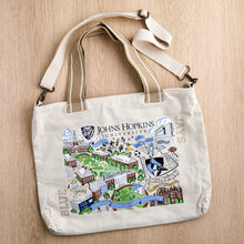 Load image into Gallery viewer, Johns Hopkins University Collegiate Collegiate Tote Bag Collegiate Collegiate Tote Bag catstudio