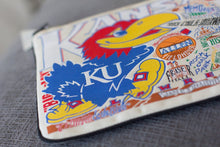 Load image into Gallery viewer, Kansas, University of Collegiate Zip Pouch Pouch catstudio