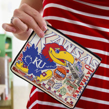 Load image into Gallery viewer, Kansas, University of Collegiate Zip Pouch Pouch catstudio
