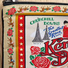 Load image into Gallery viewer, Kentucky Derby Zip Pouch Pouch catstudio