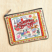 Load image into Gallery viewer, Kentucky Derby Zip Pouch Pouch catstudio