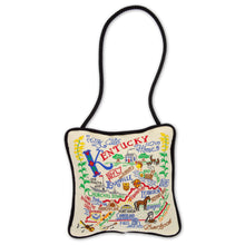 Load image into Gallery viewer, Kentucky woven Mini Pillow Ornament by catstudio