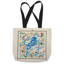Load image into Gallery viewer, Lake Tahoe Tote Bag Canvas Tote Bag catstudio