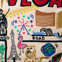 Load image into Gallery viewer, Las Vegas Hand-Embroidered Pillow Pillow catstudio