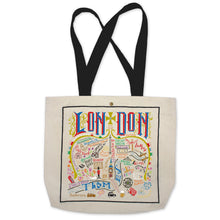 Load image into Gallery viewer, London Tote Bag Canvas Tote Bag catstudio