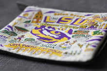 Load image into Gallery viewer, Louisiana State University (LSU) Collegiate Zip Pouch Pouch catstudio
