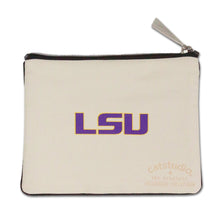 Load image into Gallery viewer, Louisiana State University (LSU) Collegiate Zip Pouch Pouch catstudio