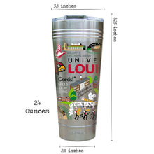 Load image into Gallery viewer, Louisville, University of Collegiate Thermal Tumbler Thermal Tumbler catstudio