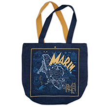 Load image into Gallery viewer, Marin County Denim Tote Bag Denim Tote Bag catstudio