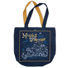 Load image into Gallery viewer, Martha’s Vineyard Denim Tote Bag Denim Tote Bag catstudio