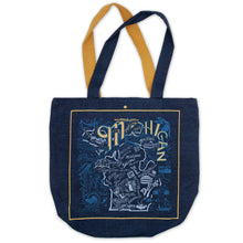 Load image into Gallery viewer, Michigan Denim Tote Bag Denim Tote Bag catstudio