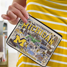 Load image into Gallery viewer, Michigan, University of Collegiate Zip Pouch Pouch catstudio
