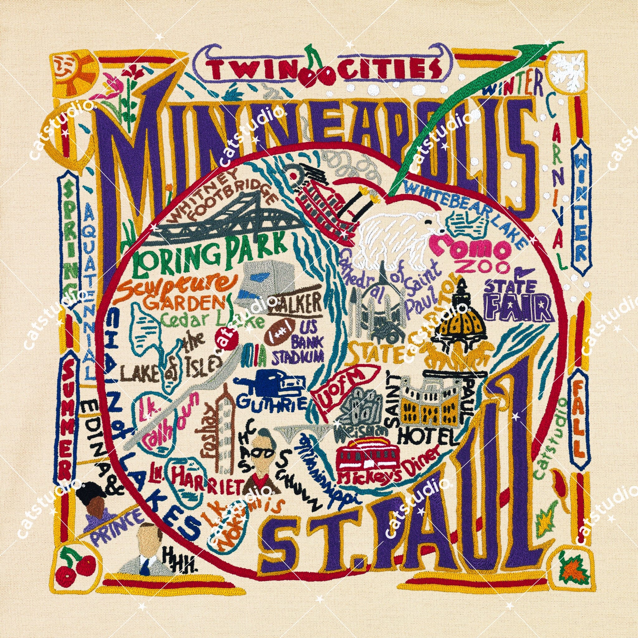 Minneapolis-St. Paul Fine Art Print | Minnesota Collection by
