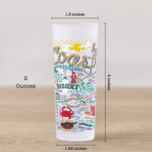 Load image into Gallery viewer, Mississippi Coast Shot Glass Shot Glass catstudio