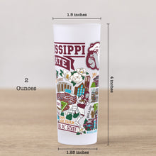 Load image into Gallery viewer, Mississippi State University Collegiate Shot Glass Shot Glass catstudio