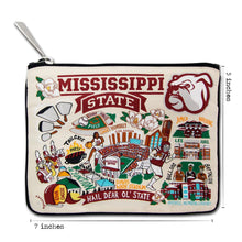 Load image into Gallery viewer, Mississippi State University Collegiate Zip Pouch Pouch catstudio