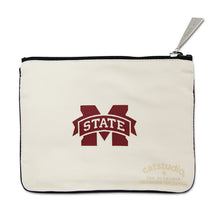Load image into Gallery viewer, Mississippi State University Collegiate Zip Pouch Pouch catstudio
