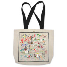 Load image into Gallery viewer, Mississippi Tote Bag Canvas Tote Bag catstudio