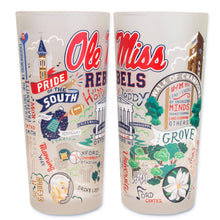 Load image into Gallery viewer, Mississippi, University of (Ole Miss) Collegiate Drinking Glass Glass catstudio