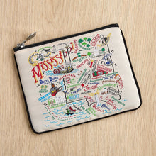 Load image into Gallery viewer, Mississippi Zip Pouch - Natural Pouch catstudio