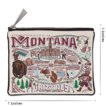 Load image into Gallery viewer, Montana, University of Collegiate Zip Pouch Pouch catstudio