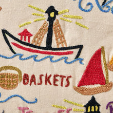 Load image into Gallery viewer, Nantucket Hand-Embroidered Pillow Pillow catstudio