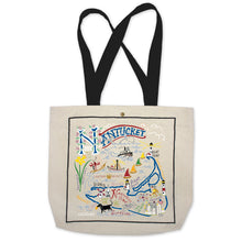 Load image into Gallery viewer, Nantucket Tote Bag Canvas Tote Bag catstudio