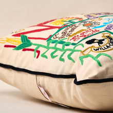 Load image into Gallery viewer, Nebraska Hand-Embroidered Pillow Pillow catstudio