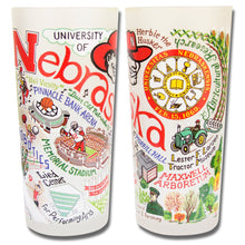 Load image into Gallery viewer, Nebraska, University of Collegiate Drinking Glass Glass catstudio