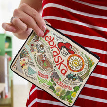 Load image into Gallery viewer, Nebraska, University of Collegiate Zip Pouch Pouch catstudio