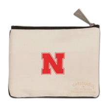 Load image into Gallery viewer, Nebraska, University of Collegiate Zip Pouch Pouch catstudio