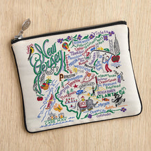 Load image into Gallery viewer, New Jersey Zip Pouch - Natural Pouch catstudio
