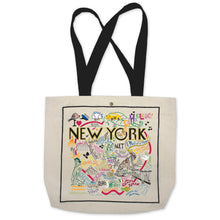 Load image into Gallery viewer, New York City Tote Bag Canvas Tote Bag catstudio